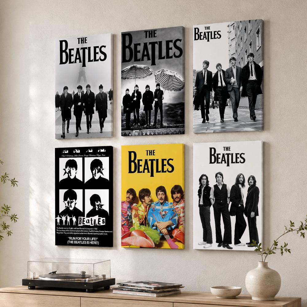 Live Rock - Lukisan Dinding Bergambar Band B-Beatles, Poster