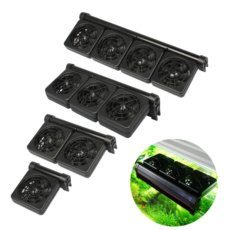 Saltwater Tank - 1/2/3/4 Kipas Akuarium Pendingin Pengontrol Suhu