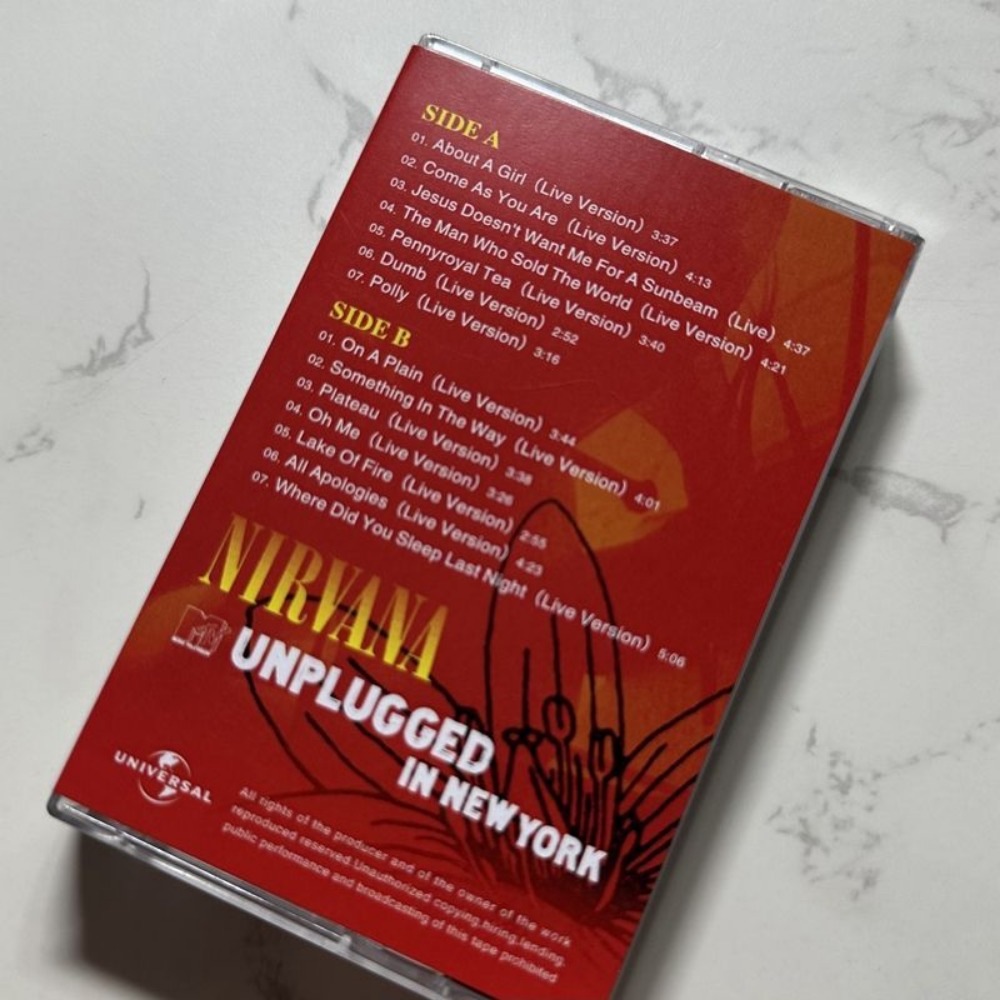 Kaset Baru Segel Nirvana MTV U - Live Rock ulasan dan harga