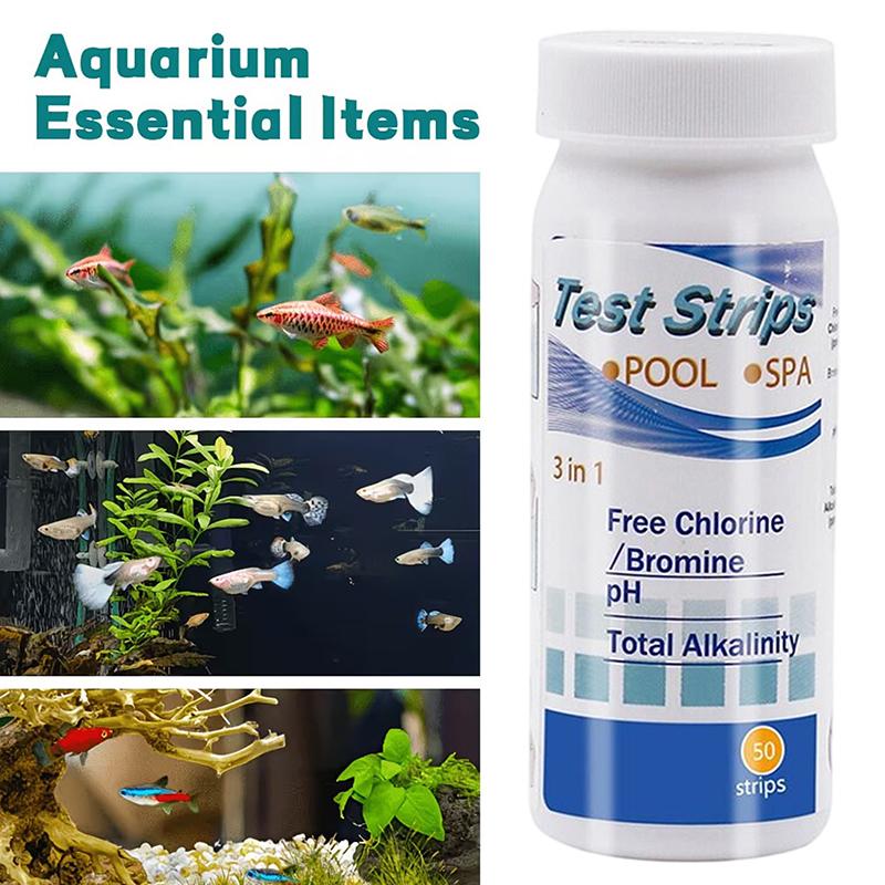 Strip Tes Air Akuarium 8 in 1, - Saltwater Tank ulasan dan harga
