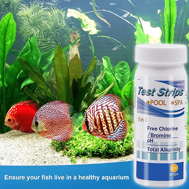 Strip Tes Air Akuarium 8 in 1, - Saltwater Tank ulasan dan harga