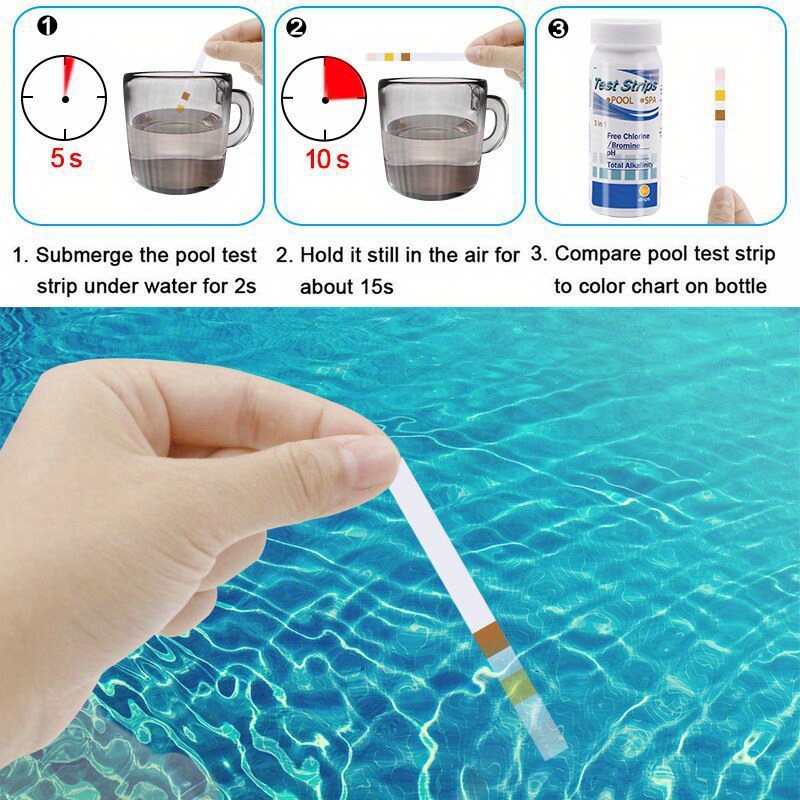 Strip Uji PH Klorin SPA Kolam  - Ocean Aquarium ulasan dan harga