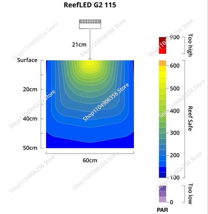 Lampu Akuarium LED 60w Terbaru - Reef Lighting ulasan dan harga