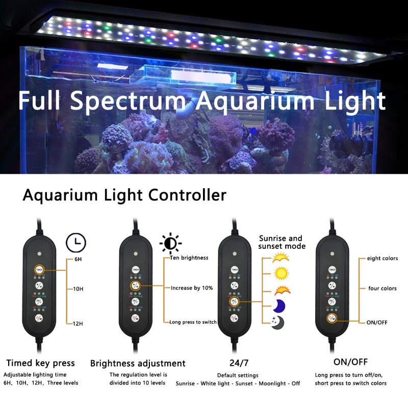 Lampu LED Akuarium Spektrum Pe - Reef Lighting ulasan dan harga