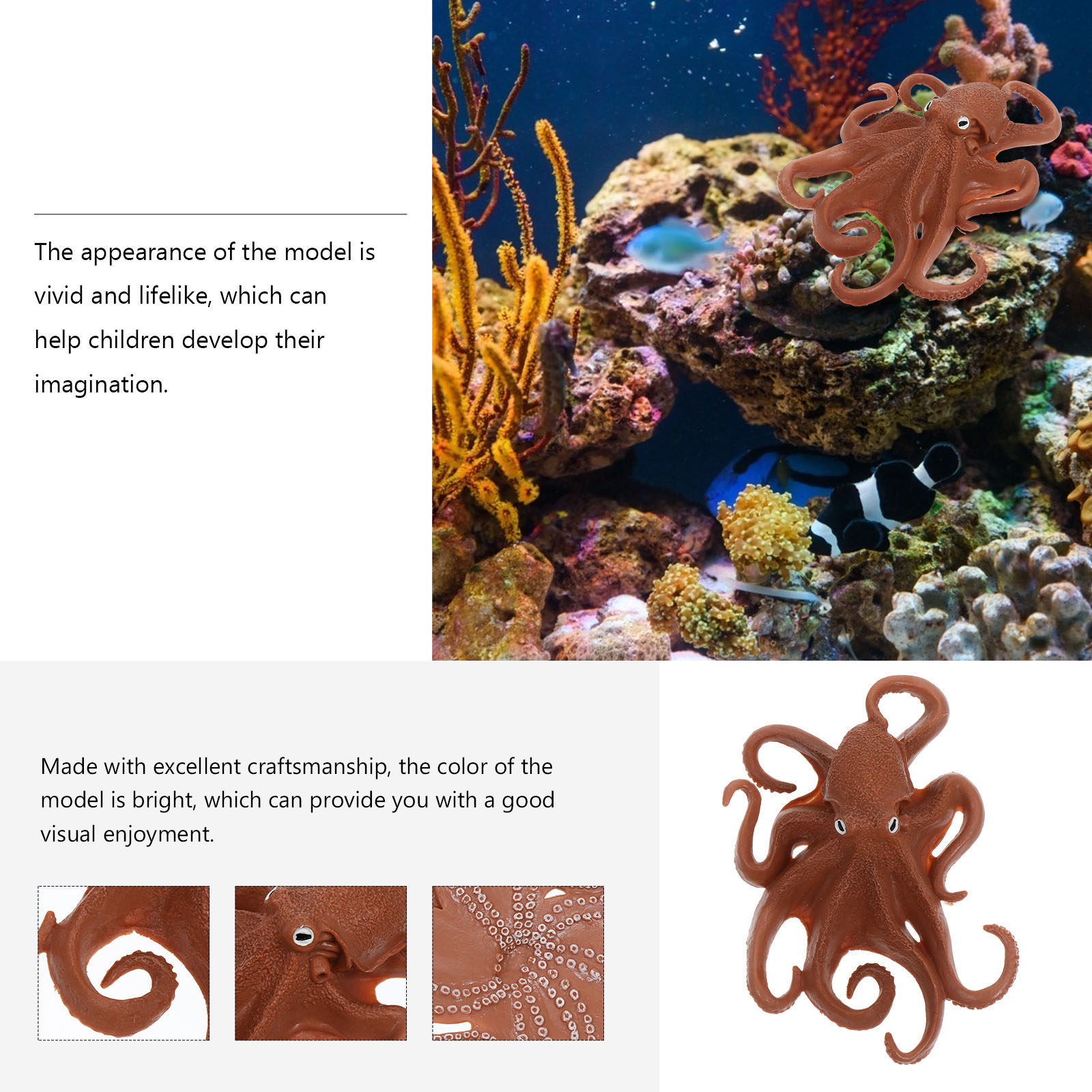 1 buah Dekorasi Plastik Bentuk - Ocean Aquarium ulasan dan harga